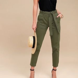 NEW Lulu’s Olive Green Pants